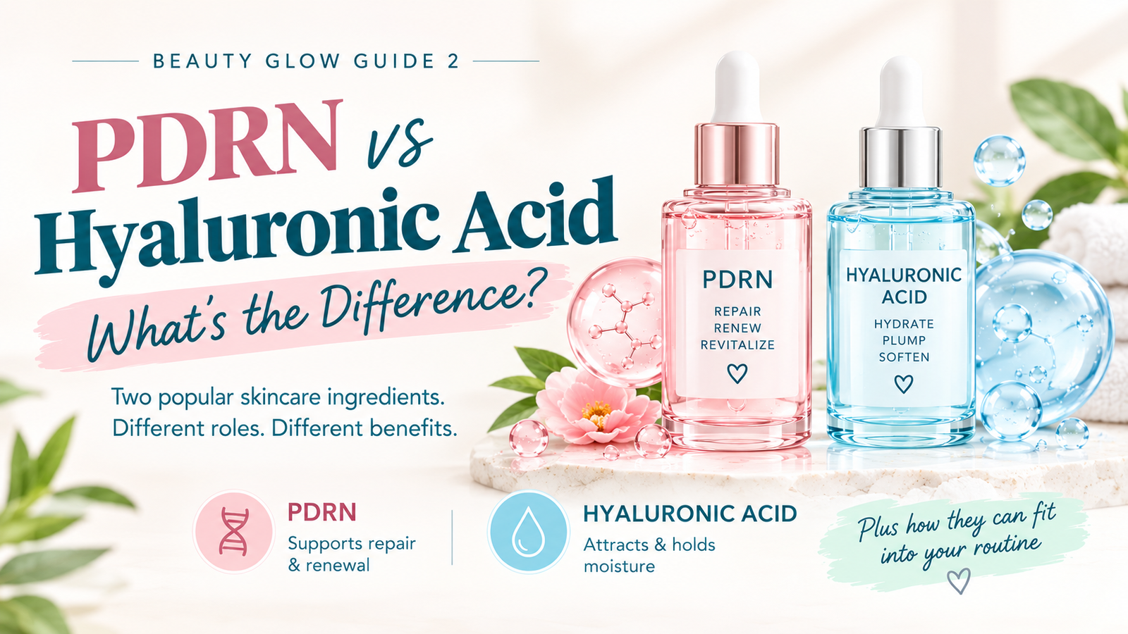 PDRN vs Hyaluronic Acid: What’s the Difference?