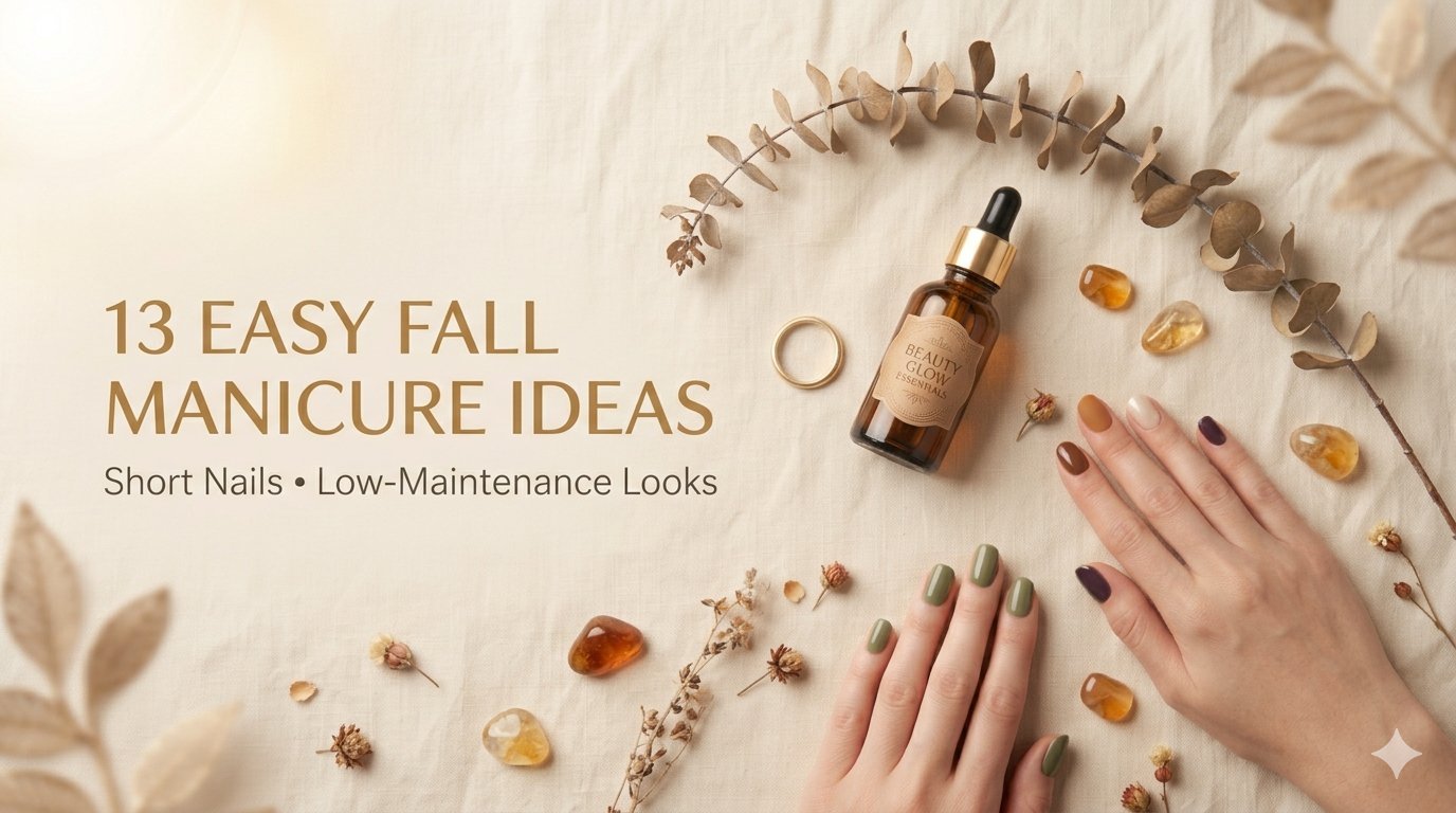 13 Easy Fall Manicure Ideas for Short Nails That Are Low-Maintenance