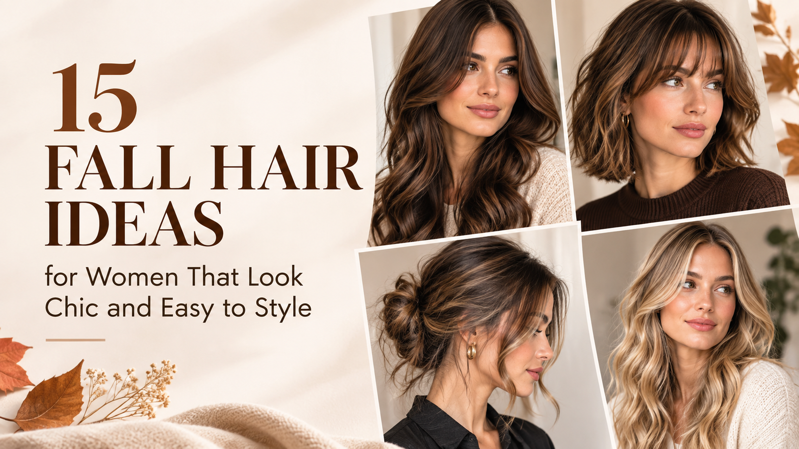 15 Fall Hair Ideas for Women That Look Chic and Easy to Style