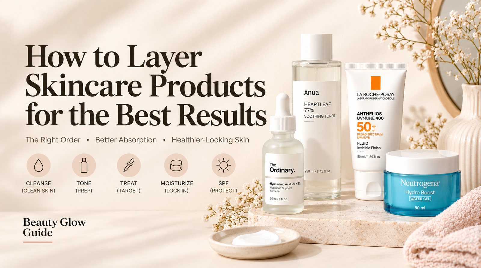 How to Layer Skincare Products: A Simple Beginner’s Guide