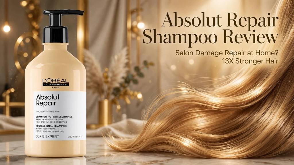 L’Oréal Professionnel Absolut Repair Shampoo Review: Is It Worth It for Damaged Hair?