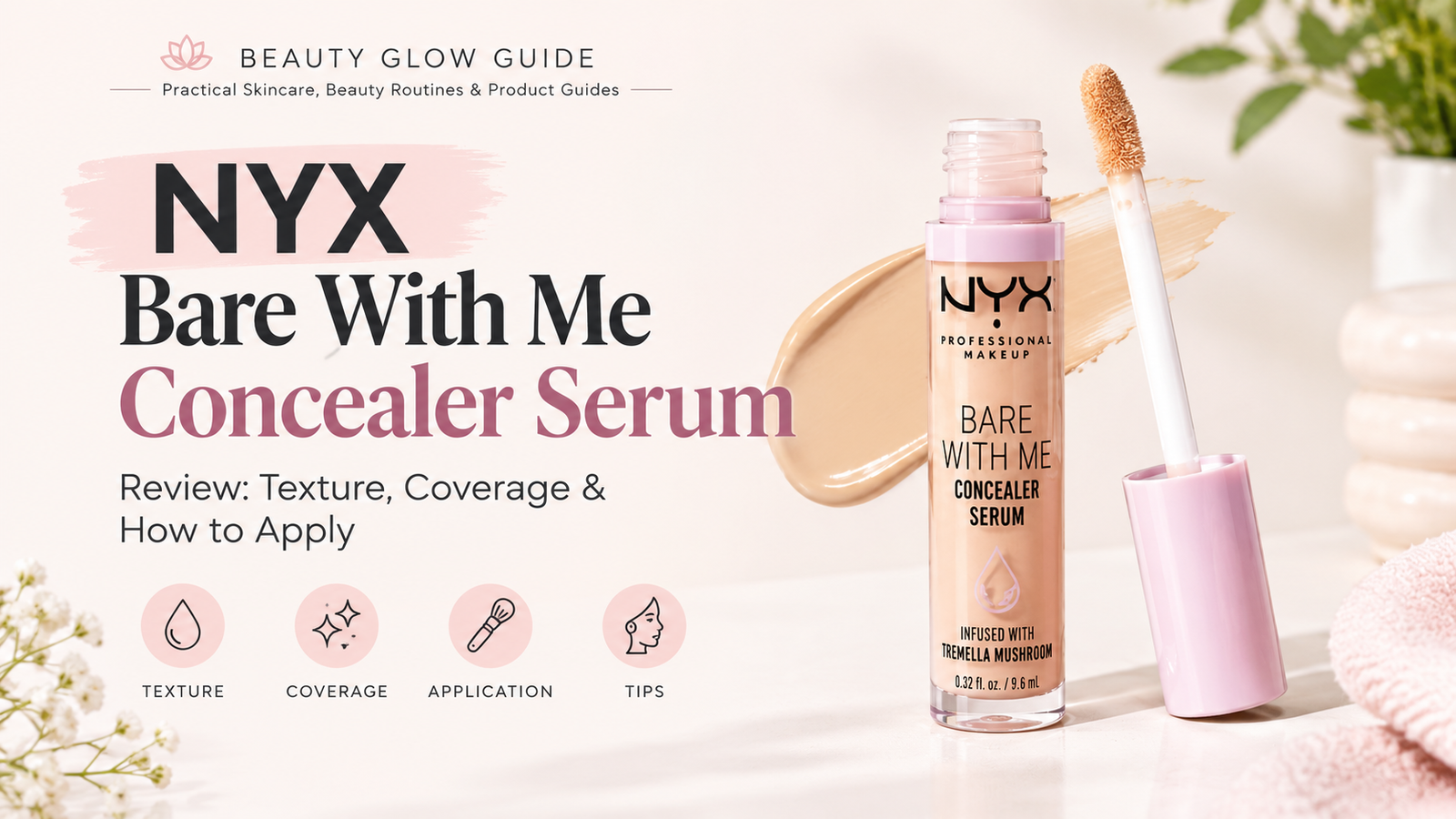 NYX Bare With Me Concealer Serum Review: Texture, Coverage & How to Apply