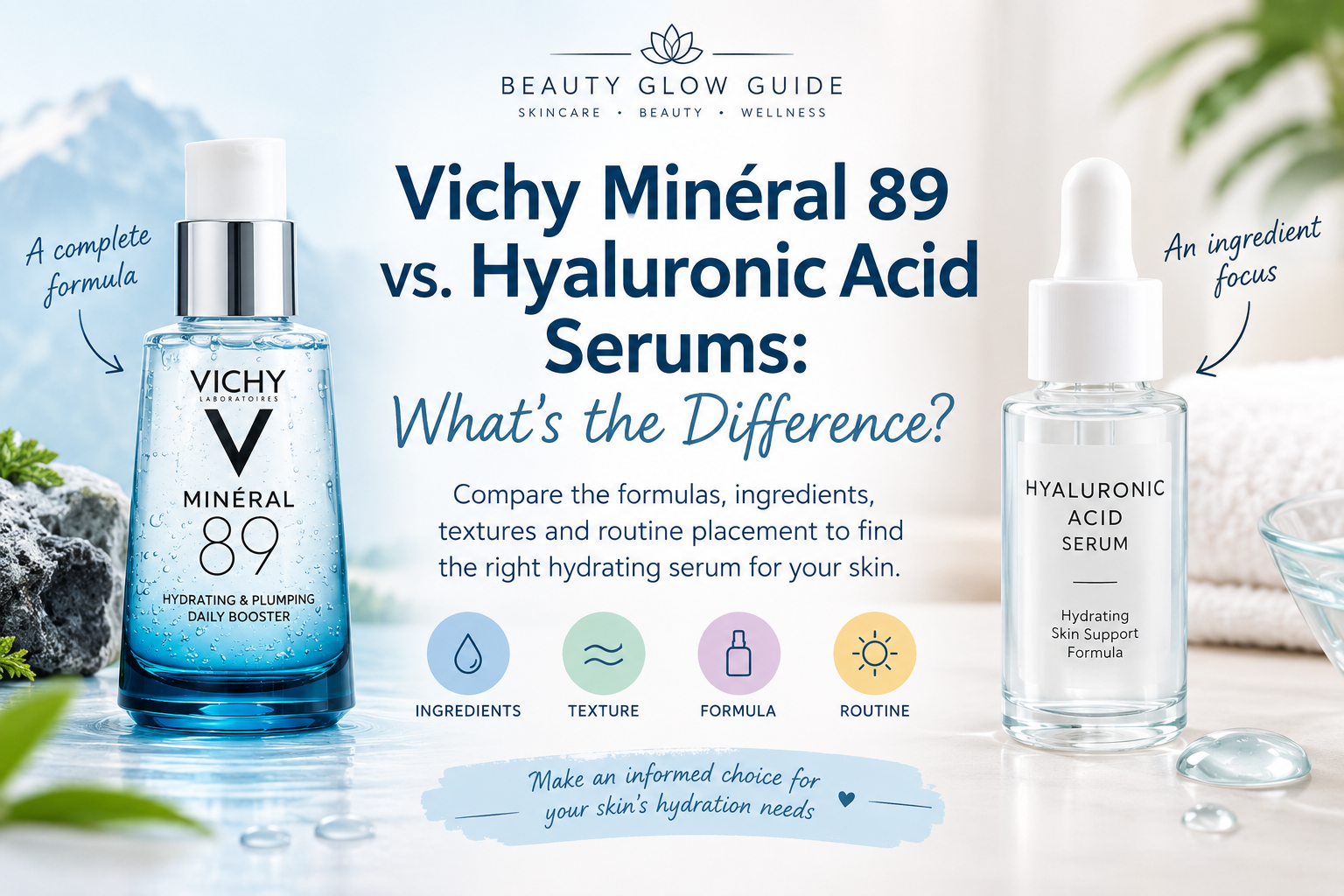 Vichy Minéral 89 vs. Hyaluronic Acid Serums: What’s the Difference?